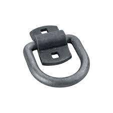 Ratchet Strap Forged D-Rings w/ Mounting Brackets, Size: 1/2