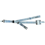 Auto Retractor-Shoulder Belt Manual Hgt Adjuster L-Track Fitting Gray 90° Bracket | H370255