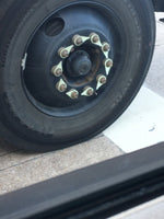 High Heat Loose Wheel Nut Indicator, 33mm, ORANGE | QTY 72 - RatchetStrap.Com
