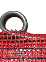 Mesh Warning Flag Red Emergency Warning Wire Rod 2 PACK | RMFX2