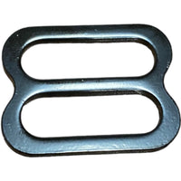 1" Dull Black Resin Stamped Steel Slide 20 PACK | SLIDE1BLK3100