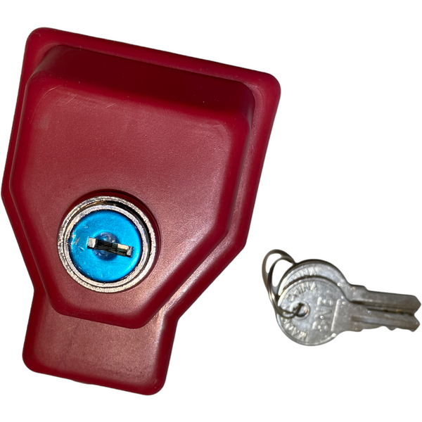 Red Random Keyed Gladhand Lock | GHL50030