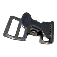 Alligator Buckle Tourniquet Buckle 1" Nickle Plated Clamp 4 PACK | 1TBNX4