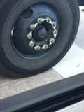 High Heat Loose Wheel Nut Indicator, 33mm, ORANGE | QTY 100 - RatchetStrap.Com