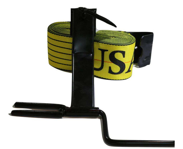 QTY 1 - Portable Strap Belt Winder + QTY 1 - 4" x 30 ft. Flat Hook Strap Combination Kit FREE SHIPPING - ratchetstrap-com.myshopify.com