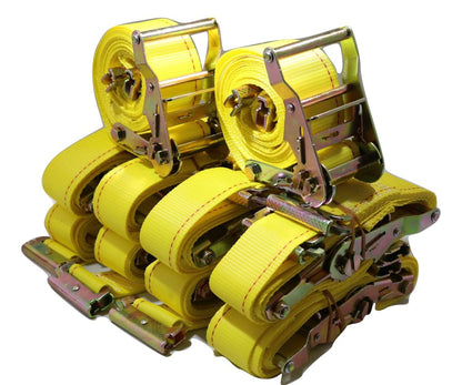 2" x 12 ft. Interior Van Ratchet E-Track Straps w/ Spring E Fittings - ratchetstrap.com