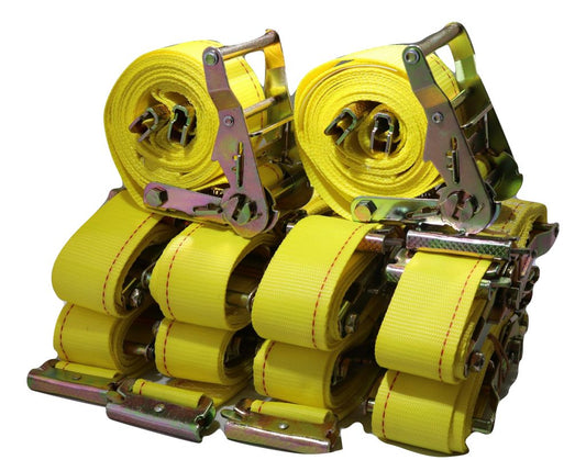 Qty500 - 2" x 12 ft. Interior Van Ratchet E-Track Straps w/ Spring E Fittings - ratchetstrap-com