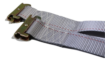 2"x 16 ft. Logistic Van Ratchet E-Track Straps w/ Spring E Fittings - ratchetstrap-com.myshopify.com