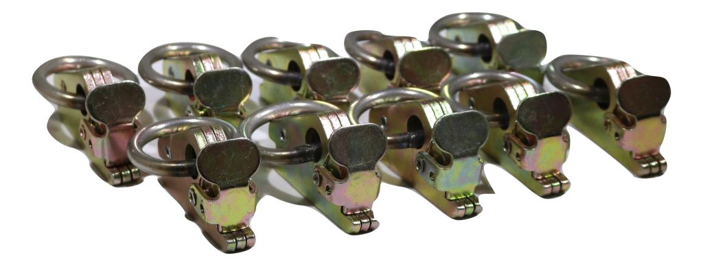 Qty 10 Series E/A Heavy Duty Spring Fitting Stainless Round Ring ...