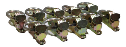 Qty 10 of Series E/A Heavy Duty Spring Fitting w/ Stainless Round Ring - ratchetstrap-com.myshopify.com