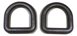 Qty (2) 3/4" Forged D-Ring w/Weld-On Clip - 9,000 lb. WLL - ratchetstrap-com.myshopify.com