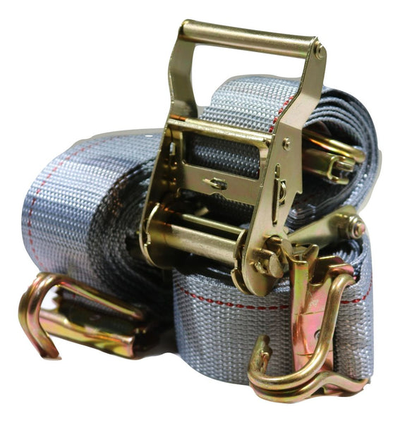Ratchet Strap R16EWX2 Qty (2) 2 x 16 ft. Van Ratchet Straps Logistic E-Track w/ Spring E Fittings & Wire J Hooks Free Shipping
