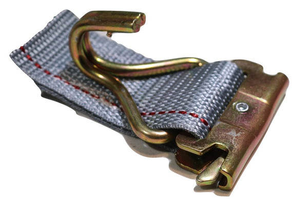 20 Pack of 2 x 16' Gray Cam Buckle E-Track Strap with Spring E-Fittings -  Free Freight Included!