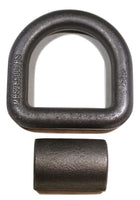 QTY (4) - 3/4" Forged D-Ring w/Weld-On Clip - ratchetstrap-com.myshopify.com