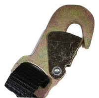 Qty 4 Manual Overcenter Buckle Strap w/ Snap Hook, Fits A-Track (Contact Us for L-Track) - ratchetstrap-com.myshopify.com