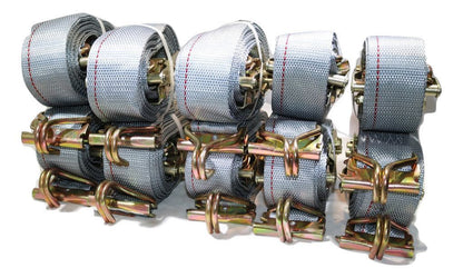 Qty 50 - 2" x 16 Ft Ratchet Strap w/ Spg E & Wire Hk for E & F-Tracks - ratchetstrap-com.myshopify.com
