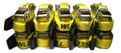 QTY 50 - 2" X 27 Ft. Ratchet Strap w/ Flat Hooks - ratchetstrap-com.myshopify.com