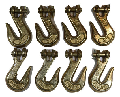 QTY 8 - 5/16" Clevis Grab Hook  - Grade 70 - ratchetstrap-com.myshopify.com