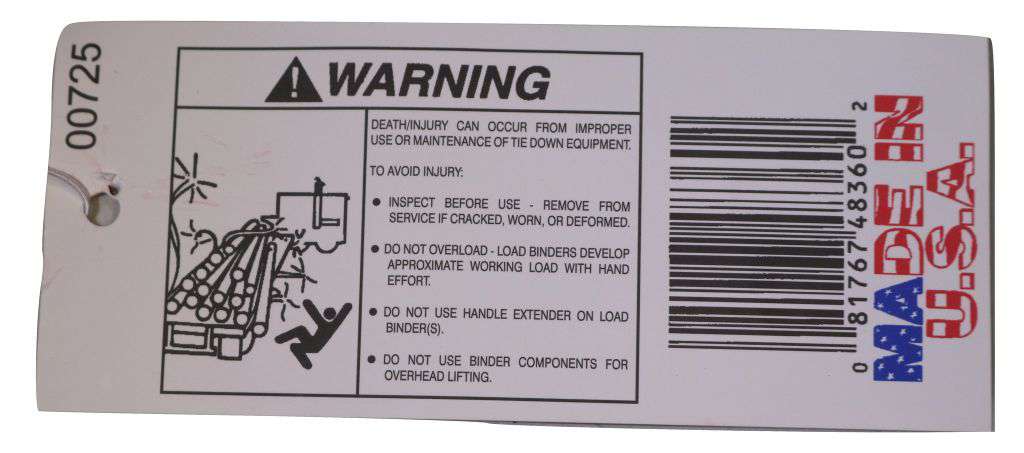 QTY 8 - USA Ratchet Chain Binders for 5/16" - ⅜" G70 & G80 Transport or G43 High Test Chain - ratchetstrap-com.myshopify.com