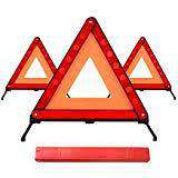 Warning Triangle, (Set of 3) w/Carrying Case - ratchetstrap-com.myshopify.com