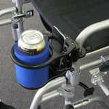 Combination Cell Phone/ Drink Holder For Mobility Products | W0014 - wheelchairstrap.com